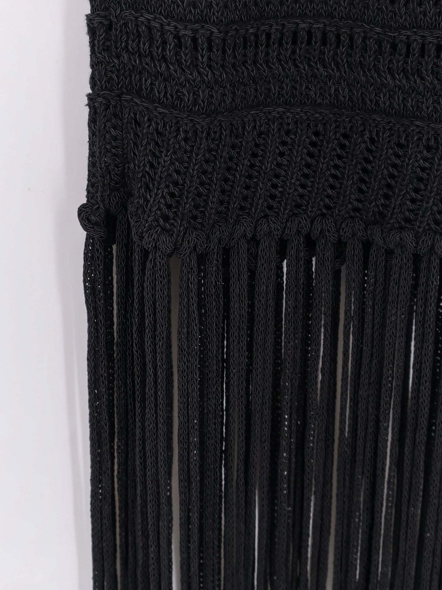 Viscose and recycled polyester dress