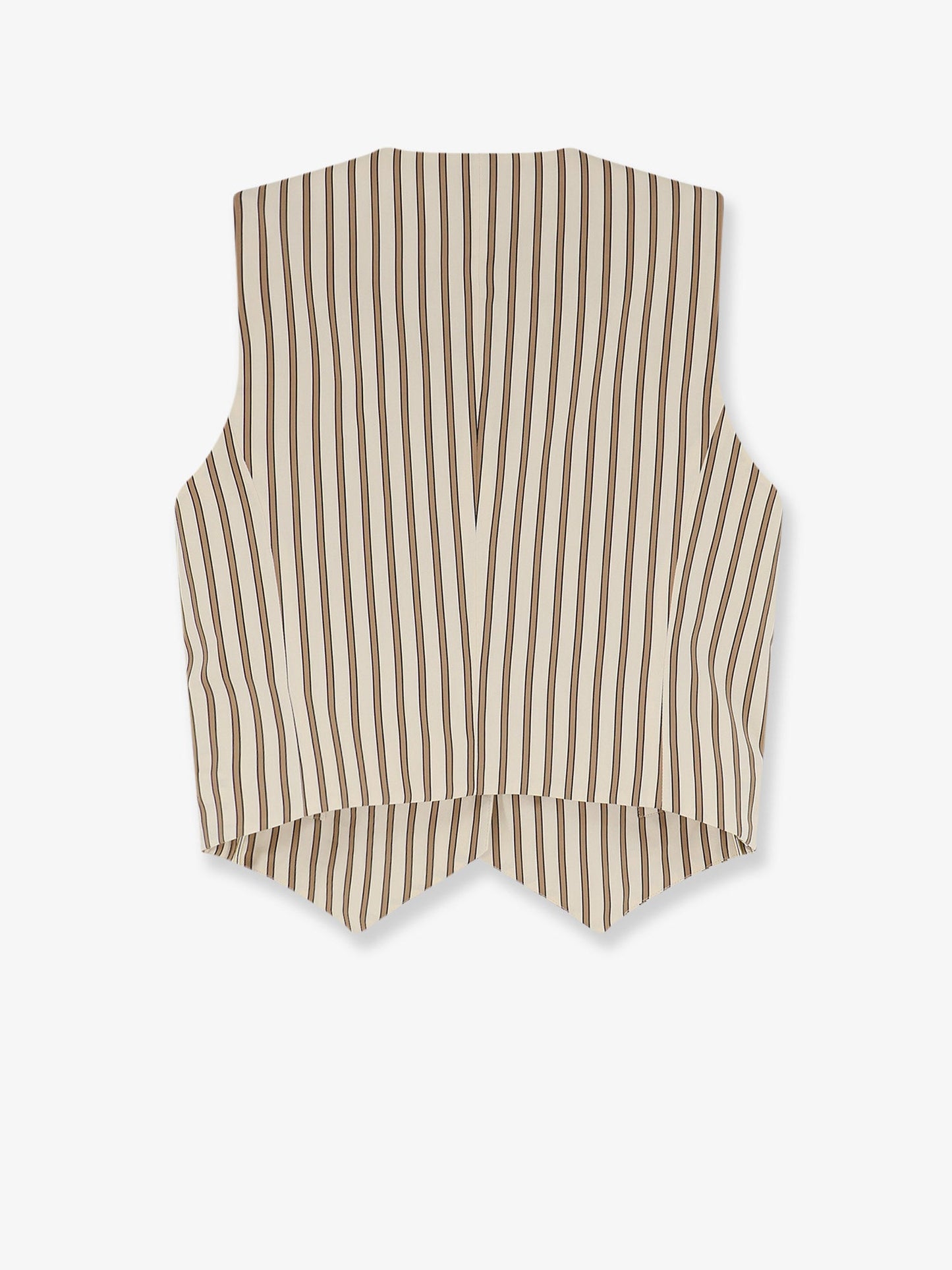 Mxmfauno striped cotton and silk vest