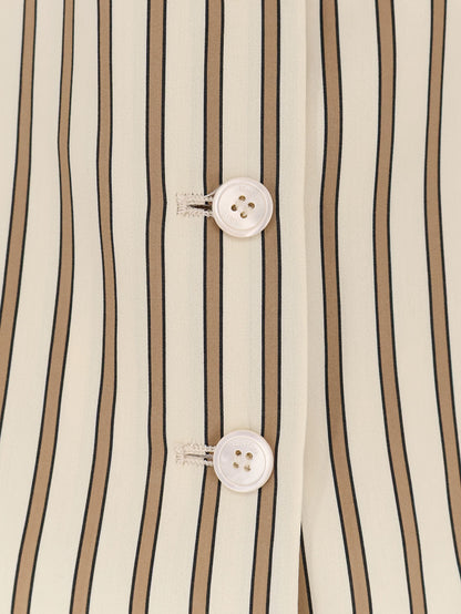 Mxmfauno striped cotton and silk vest