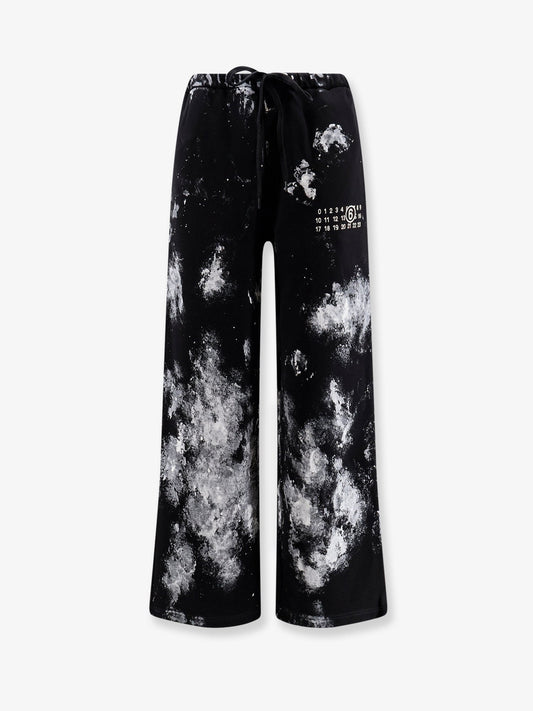 Cotton Jogging Trousers with Numeric Signature embroidery