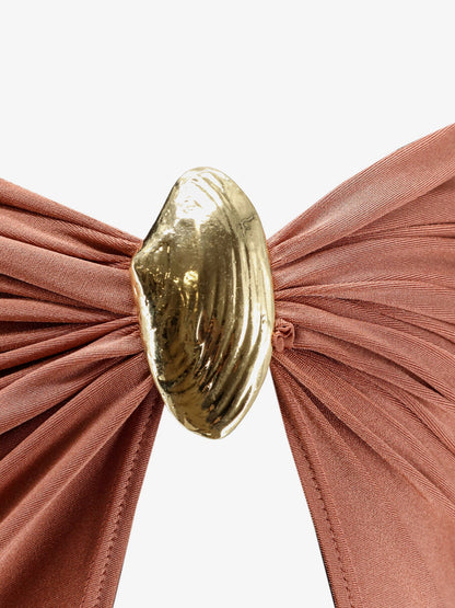 Golden Dune lycra skirt