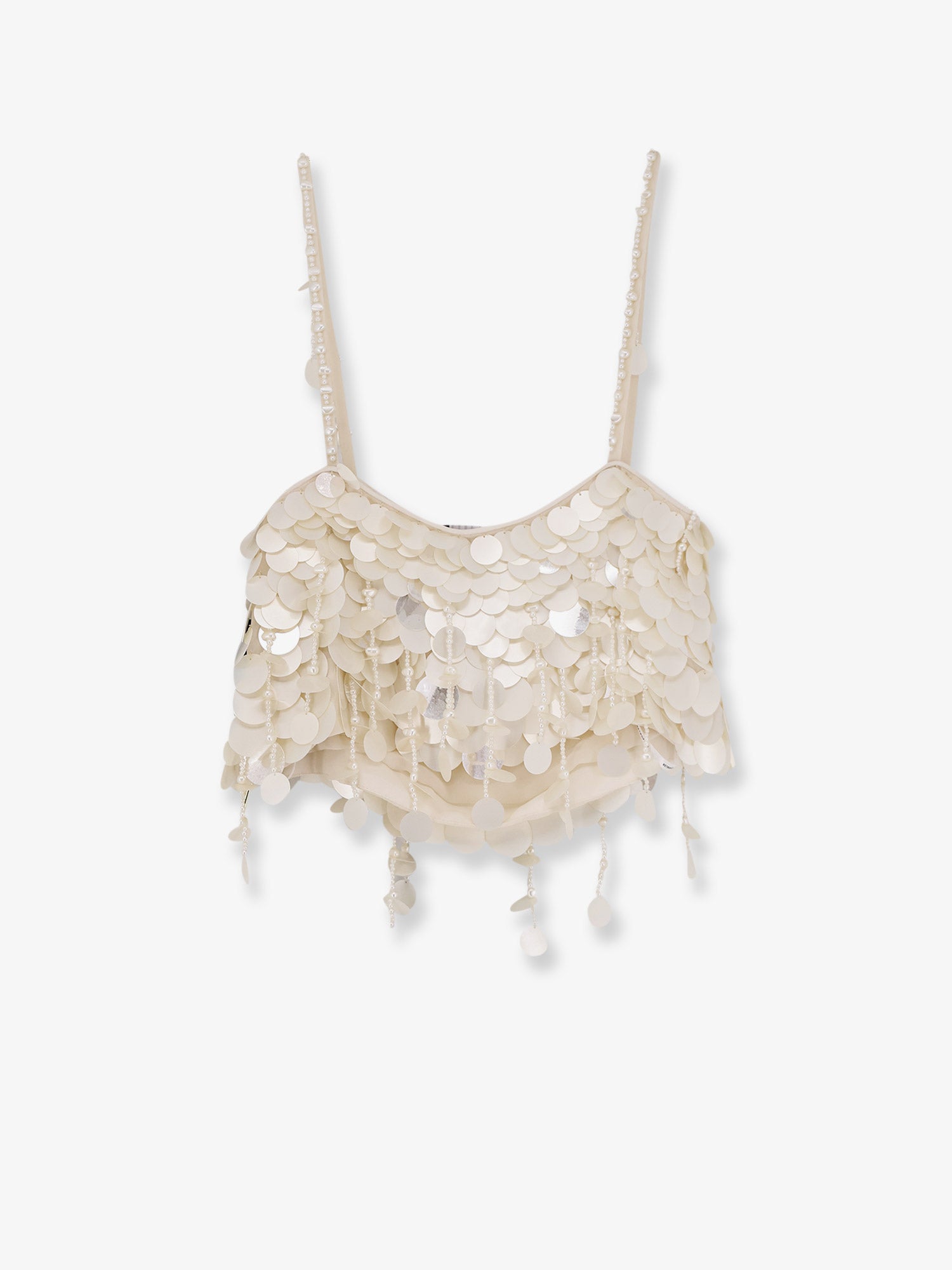 Eudora top with macro-sequins