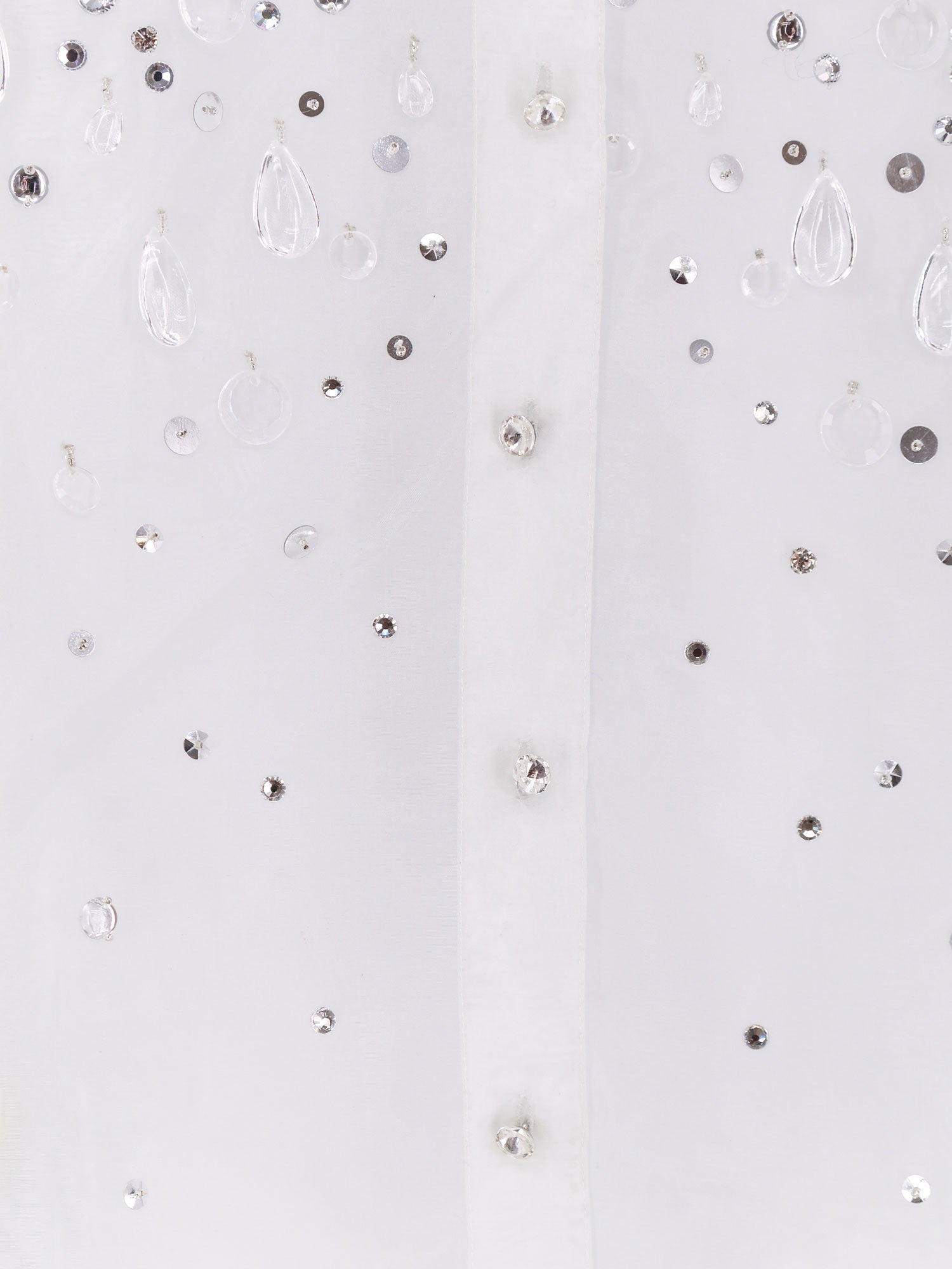 Eugenia shirt with all-over rhinestone details