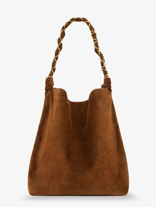 Amalia suede shoulder bag