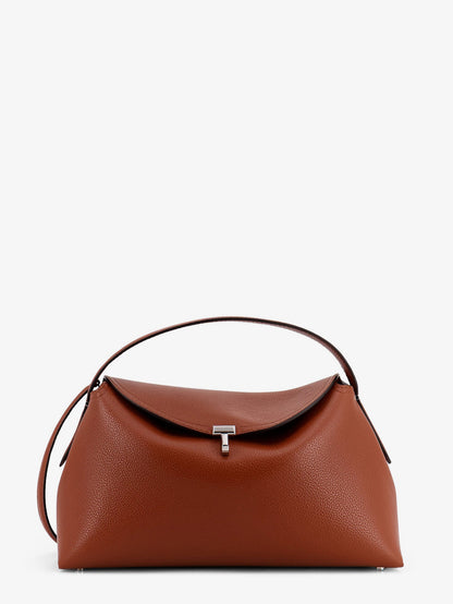 T-Lock Suede Shoulder Bag