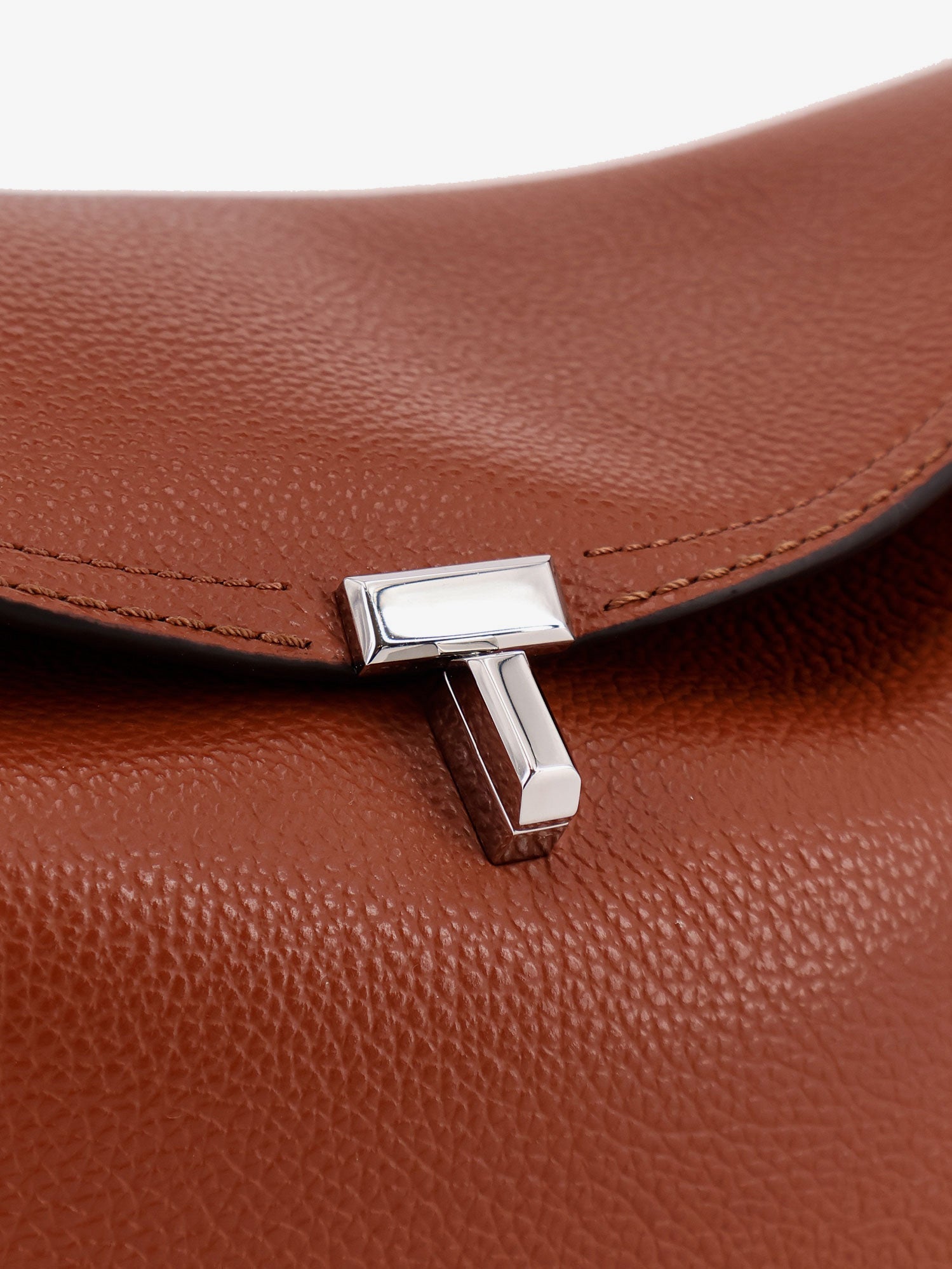 T-Lock Suede Shoulder Bag