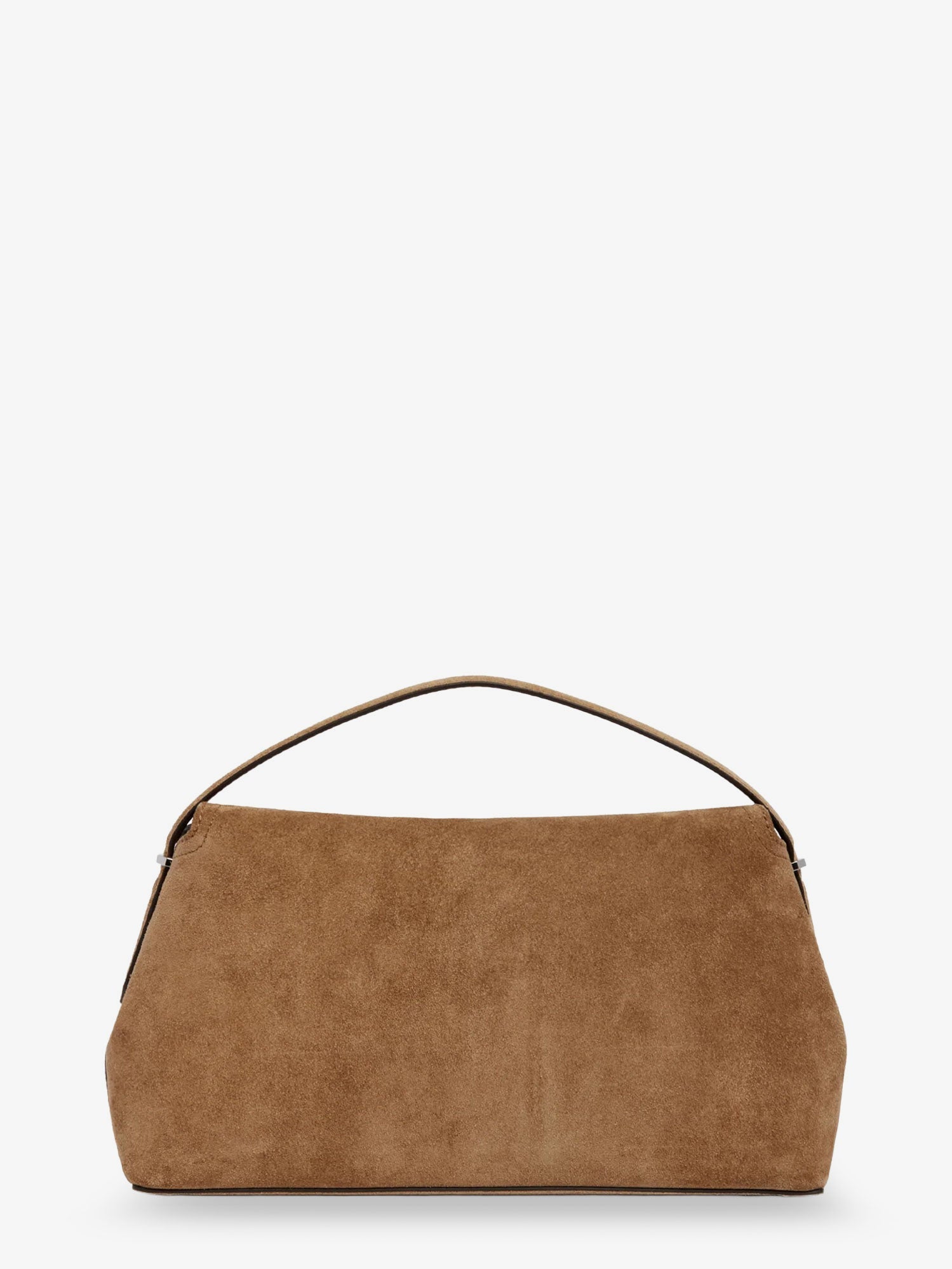 T-Lock suede handbag