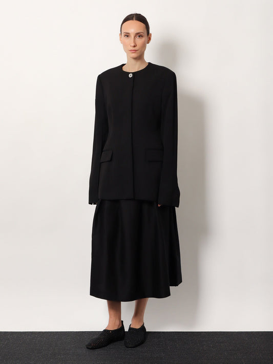 Evening viscose blend blazer