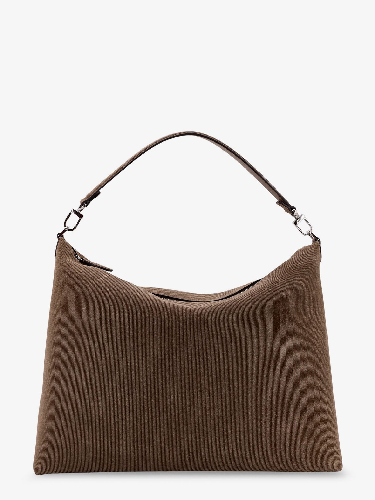 Bevel corduroy shoulder bag