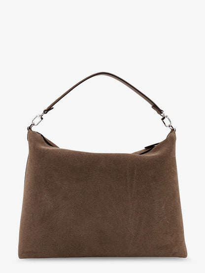 Bevel corduroy shoulder bag