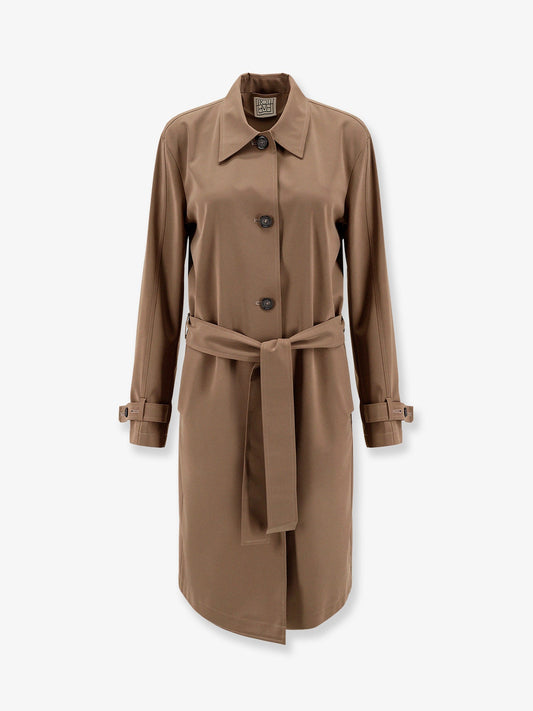 Organic cotton trench coat