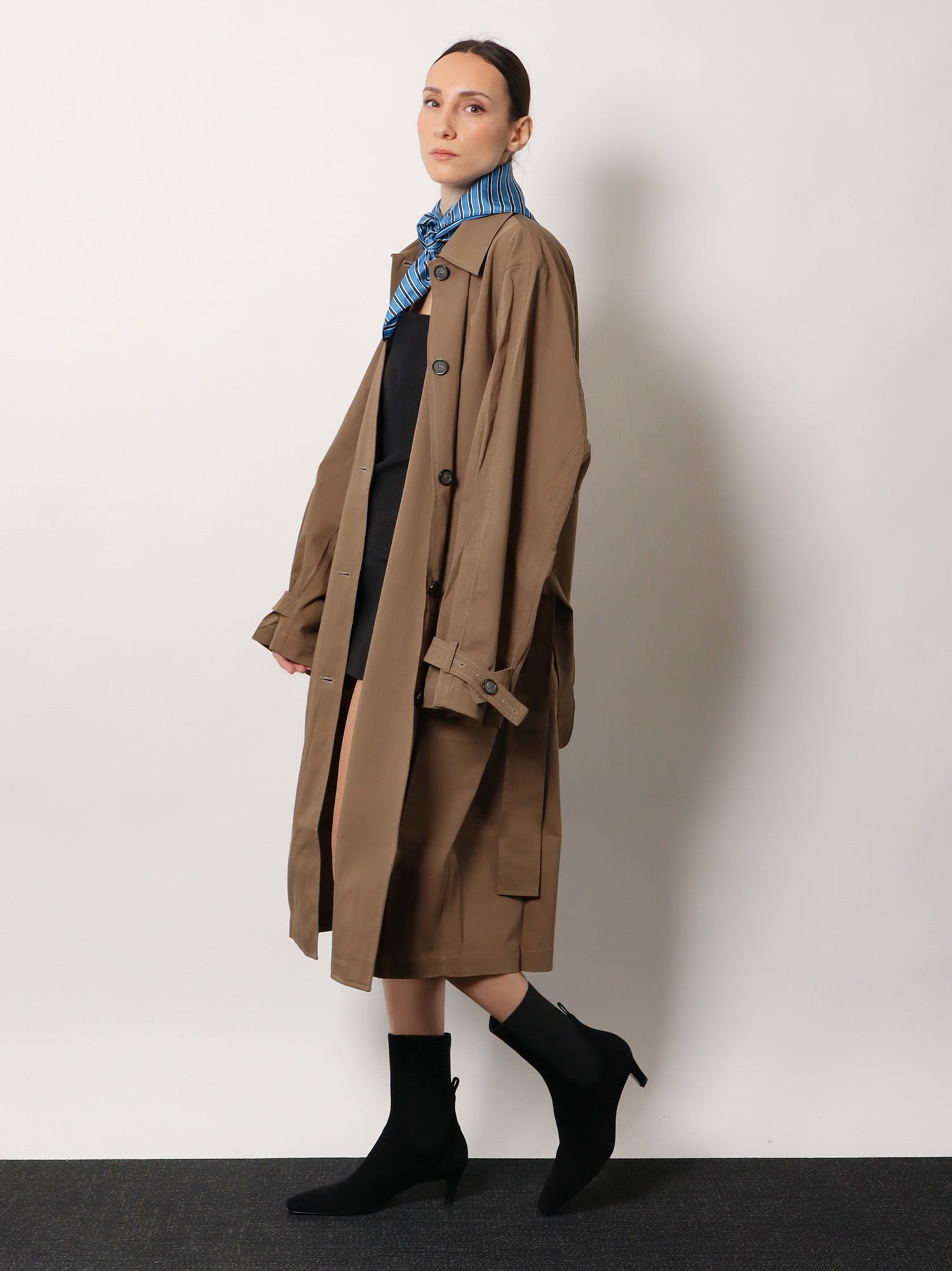 Organic cotton trench coat