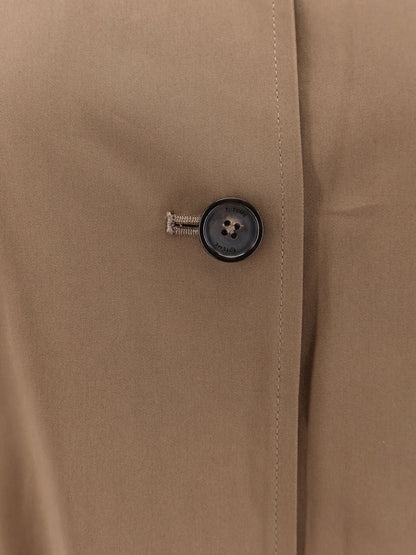 Organic cotton trench coat