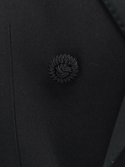 Virgin wool blazer with belt