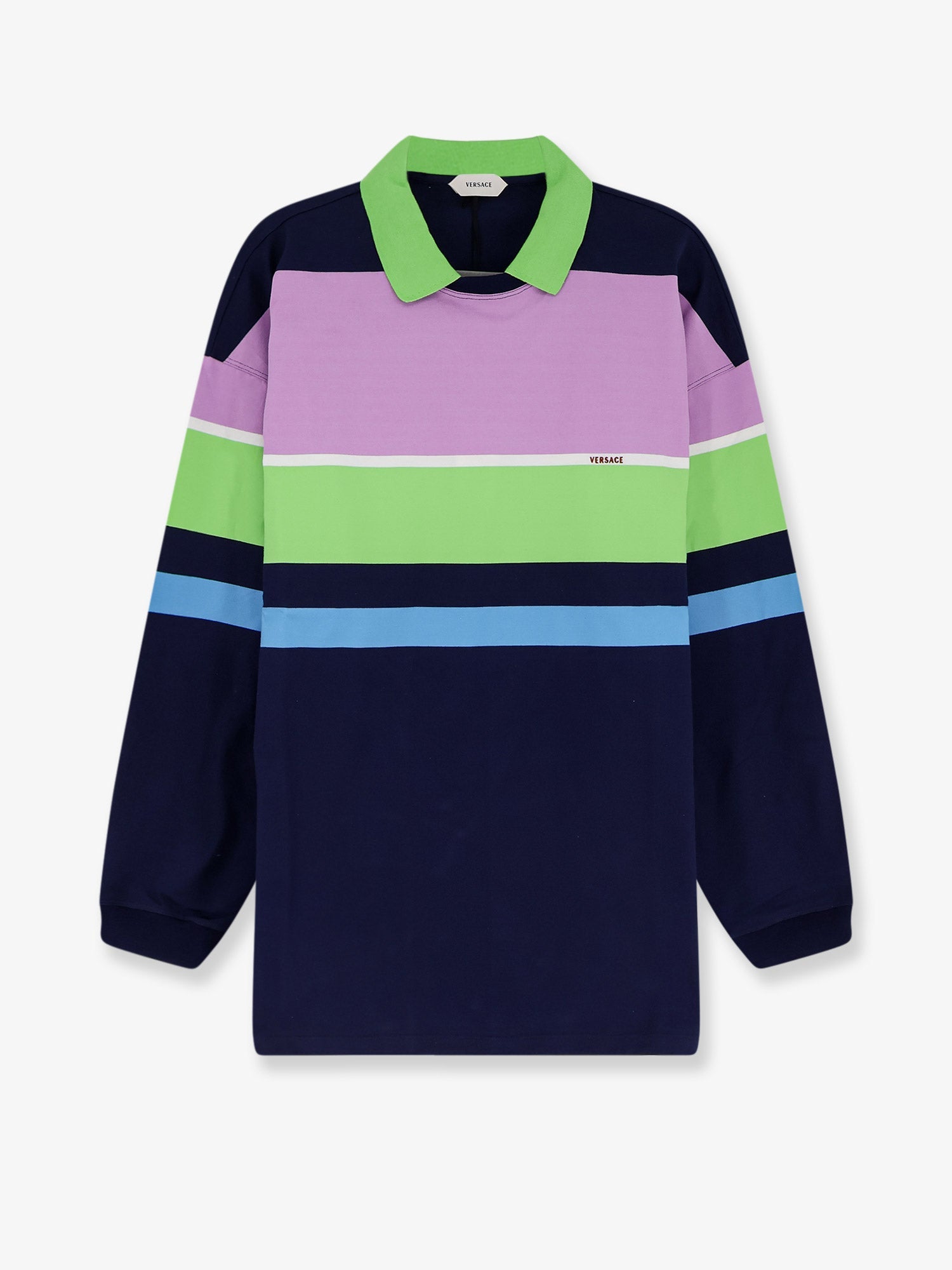 Multicolor stripes cotton sweatshirt