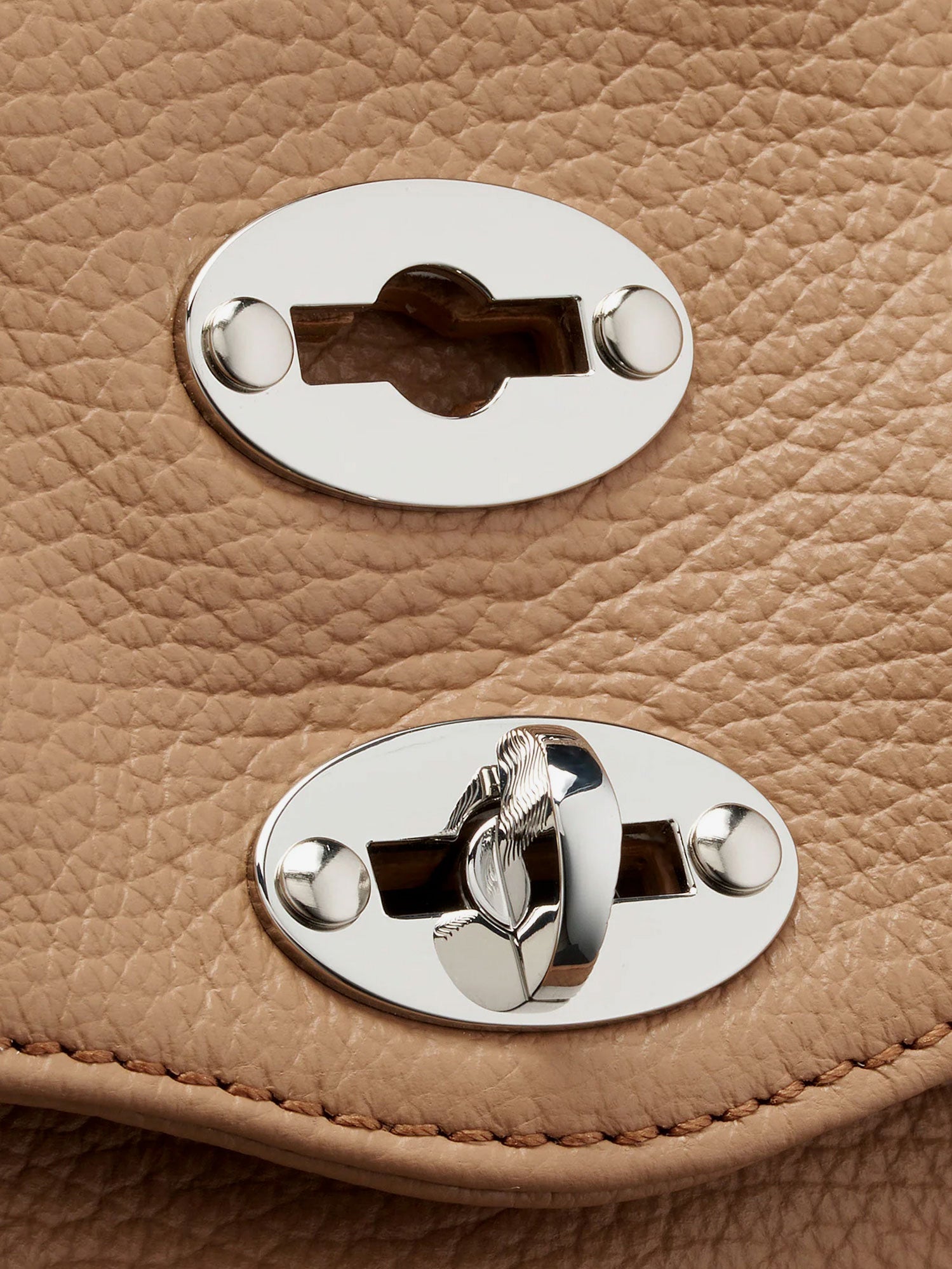 Postina Daily Baby hammered leather crossbody bag