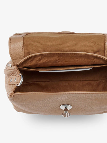 Postina Daily Baby hammered leather crossbody bag