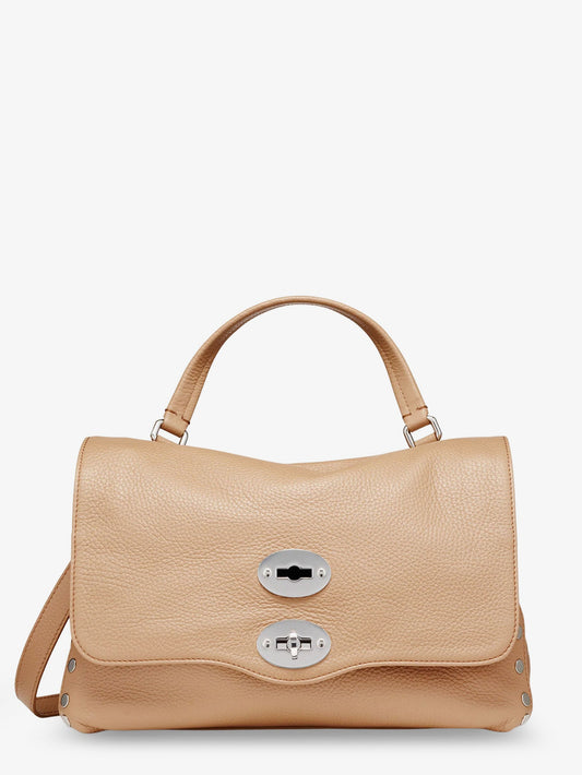 Hammered leather Postina Daily crossbody bag