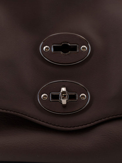 Postina S leather shoulder bag