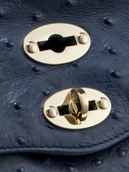 Postina Cactus leather crossbody bag