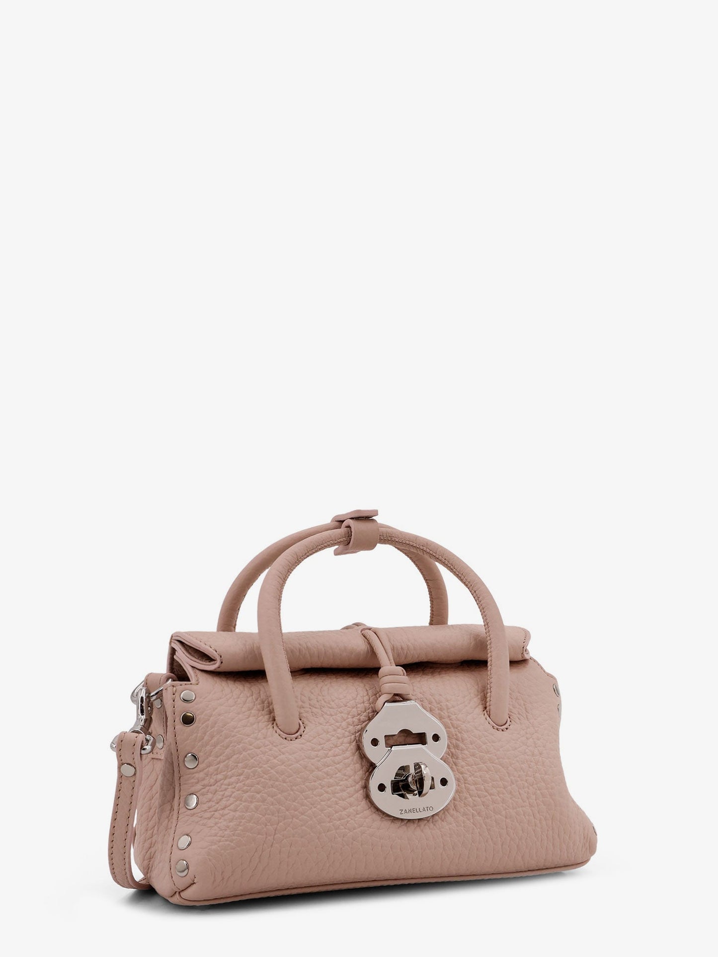 Dotta hammered leather crossbody bag