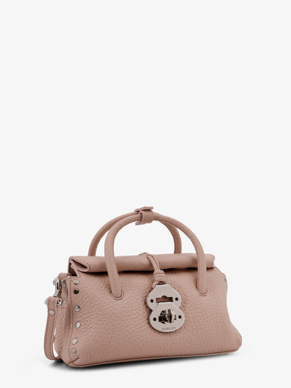 Dotta hammered leather crossbody bag