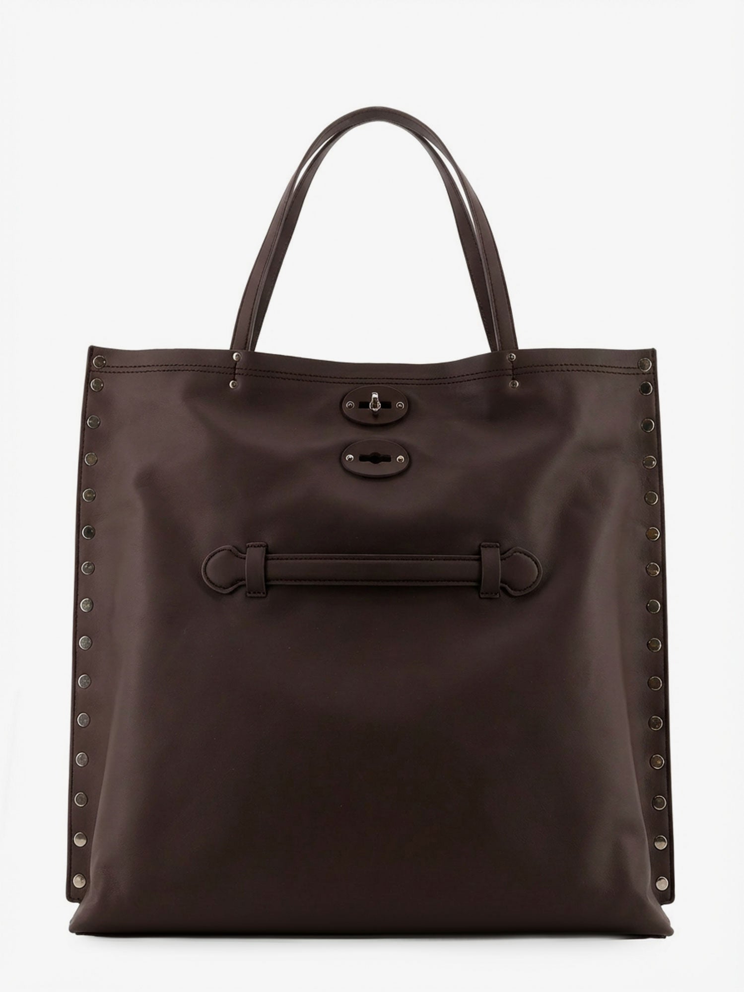 A Spasso leather shopping bag