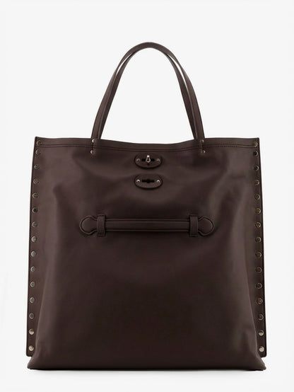 A Spasso leather shopping bag