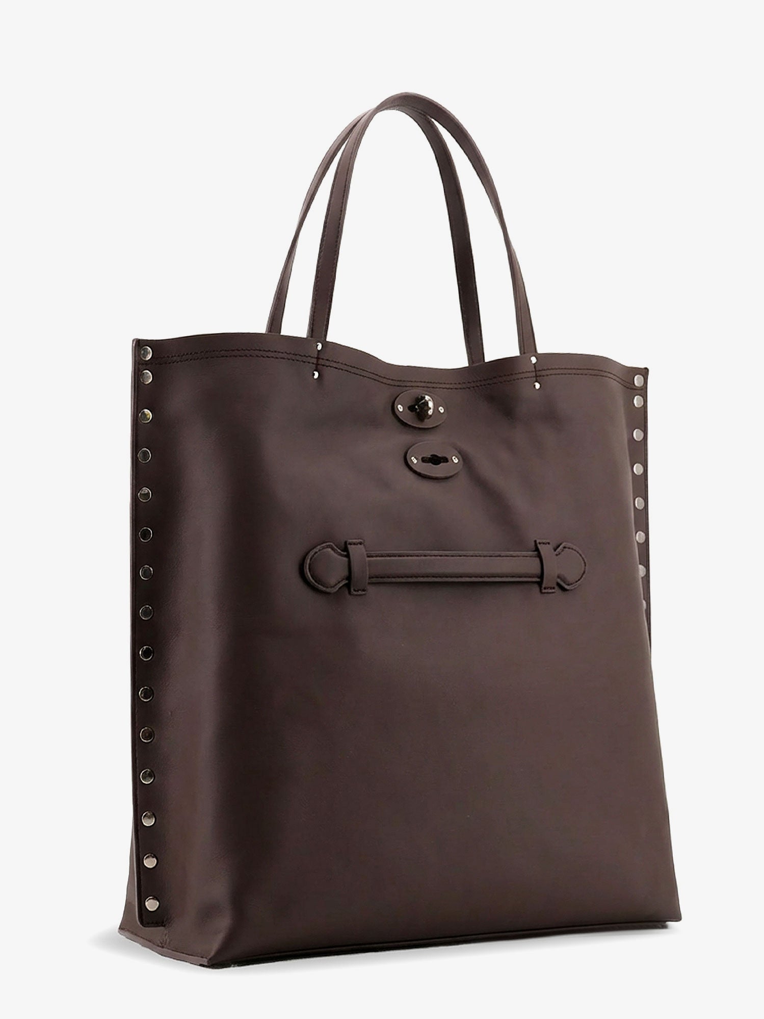 A Spasso leather shopping bag
