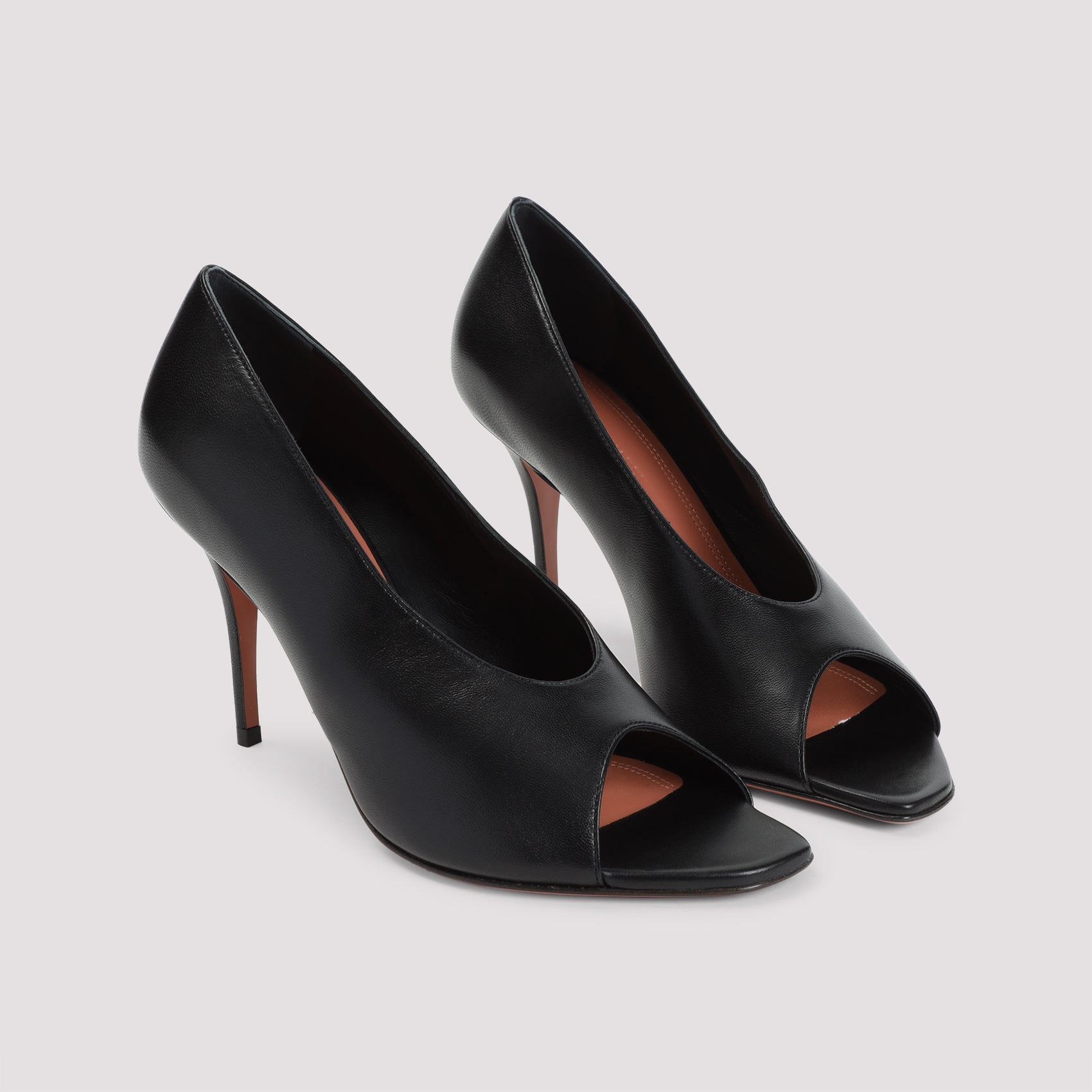 julianne 90 peep toe nappa pumps-image-5