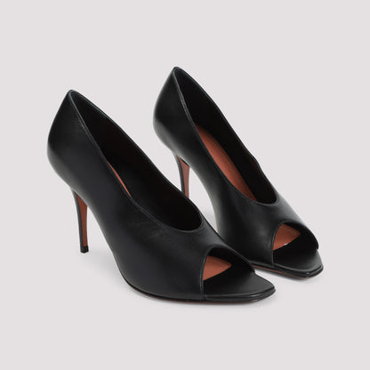 julianne 90 peep toe nappa pumps-image-5
