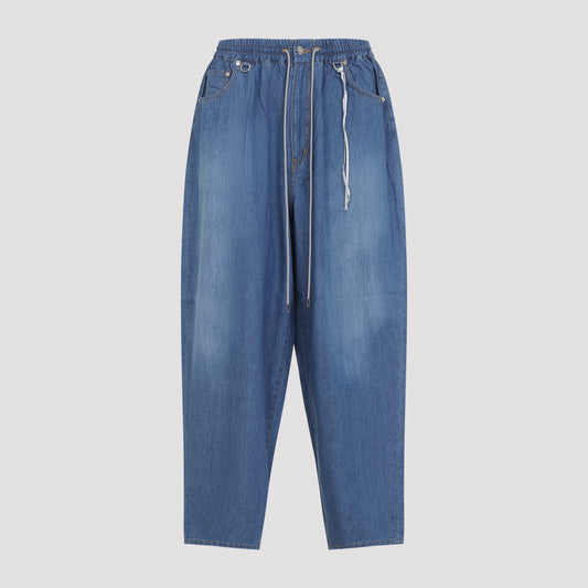 Wide Easy Denim Pants