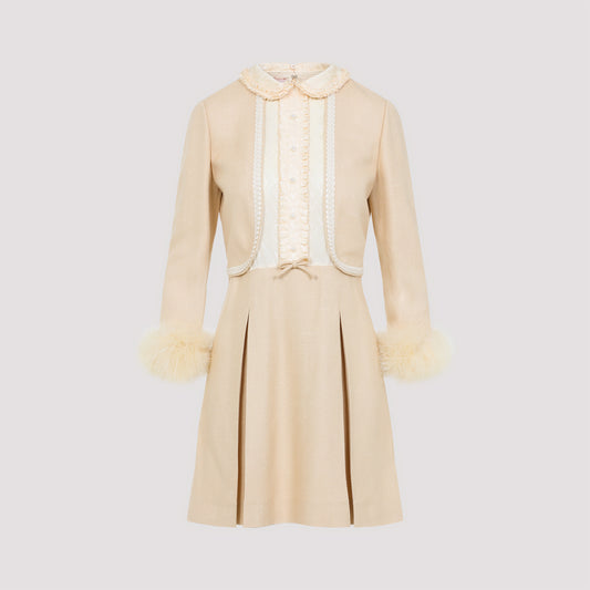 feathers mini dress-image-1