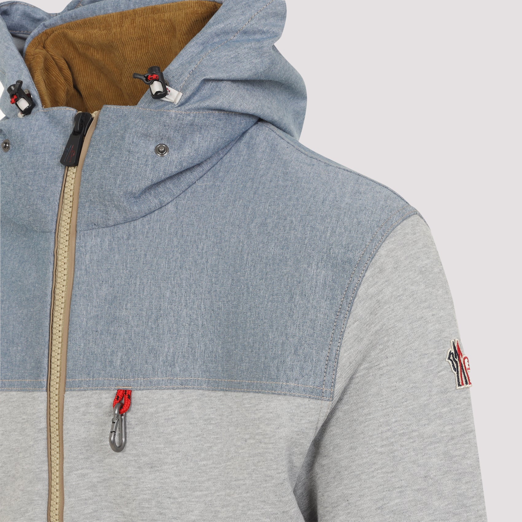 Grey Zip Up Cotton Jacket