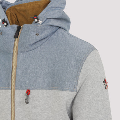 Grey Zip Up Cotton Jacket