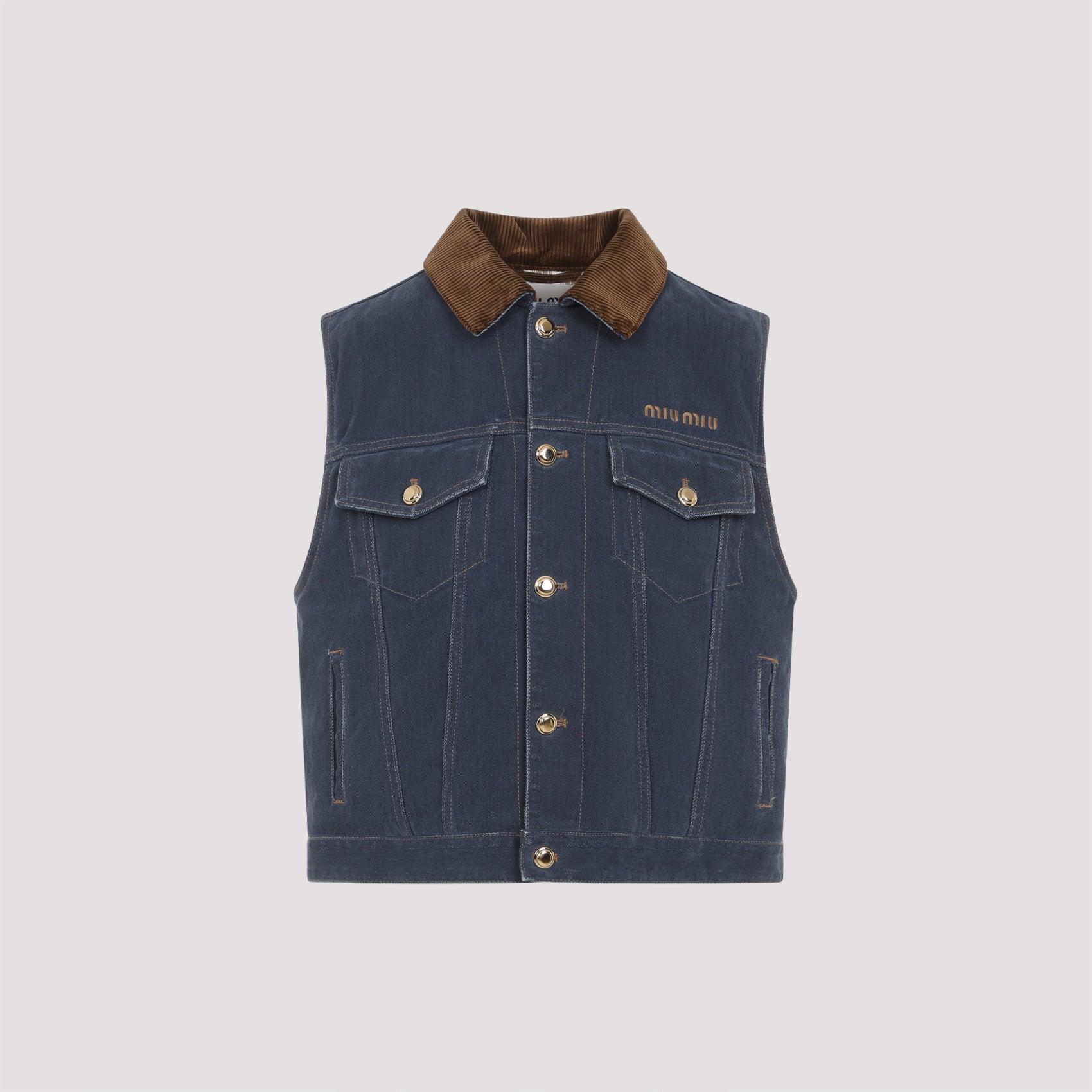 denim flock jacket-image-1