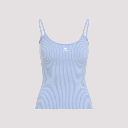 rib knit tank top-image-1