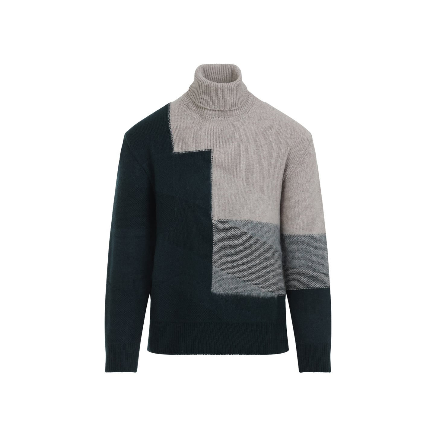 intarsia turtle neck sweater-image-2