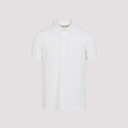 Off White Lyocell Polo