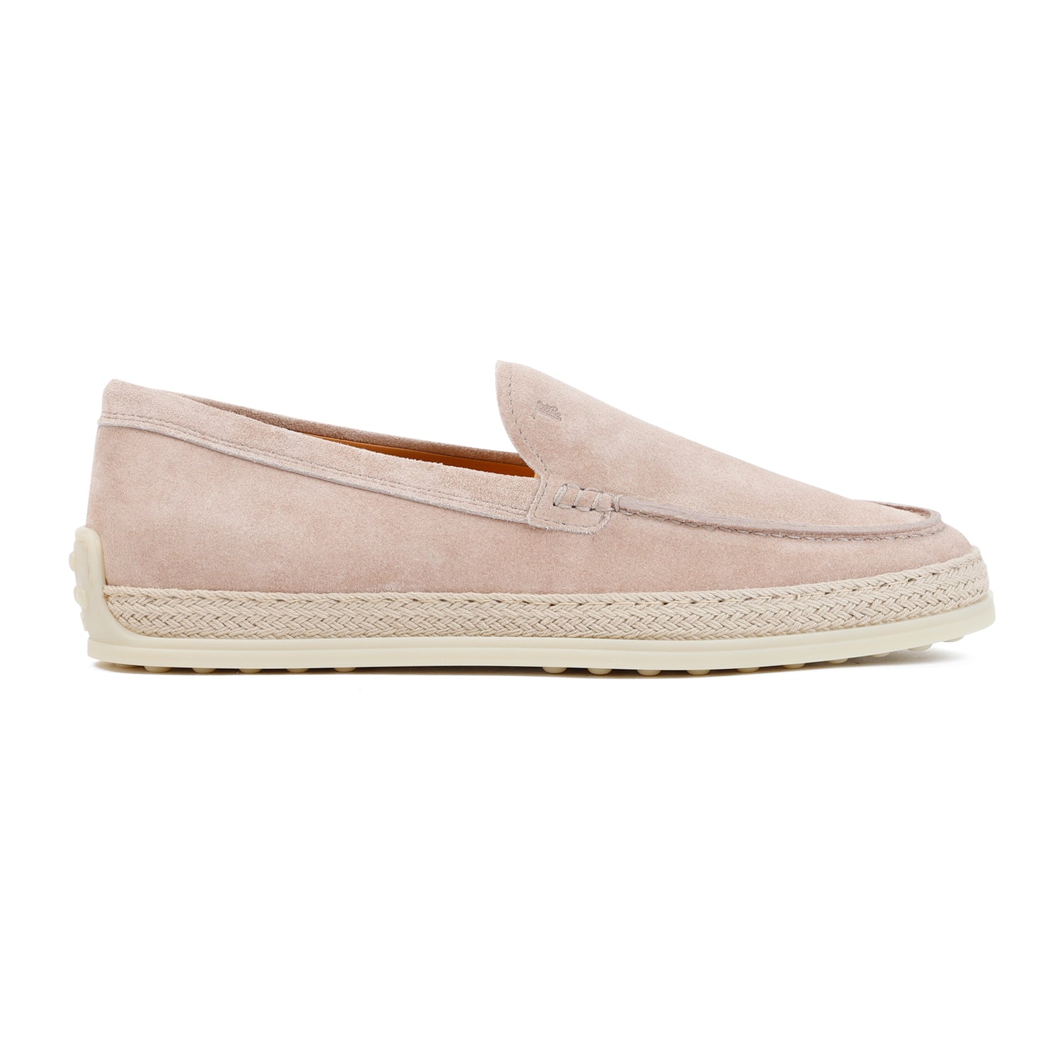 Pink Suede Leather Loafers