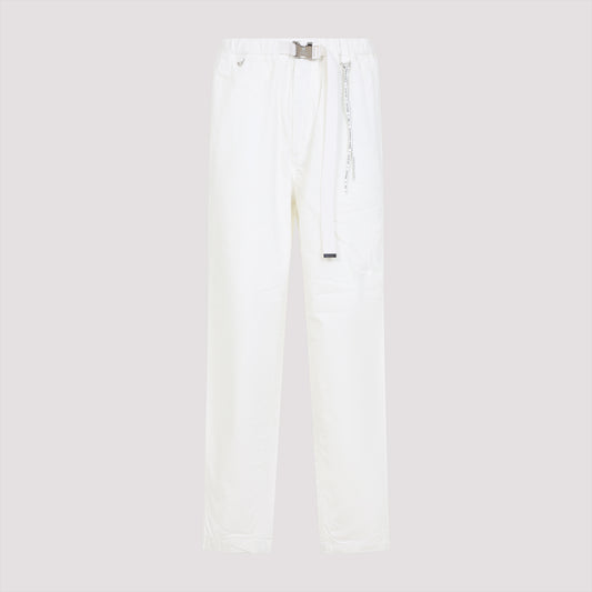 regular fit belted easy pants-image-1