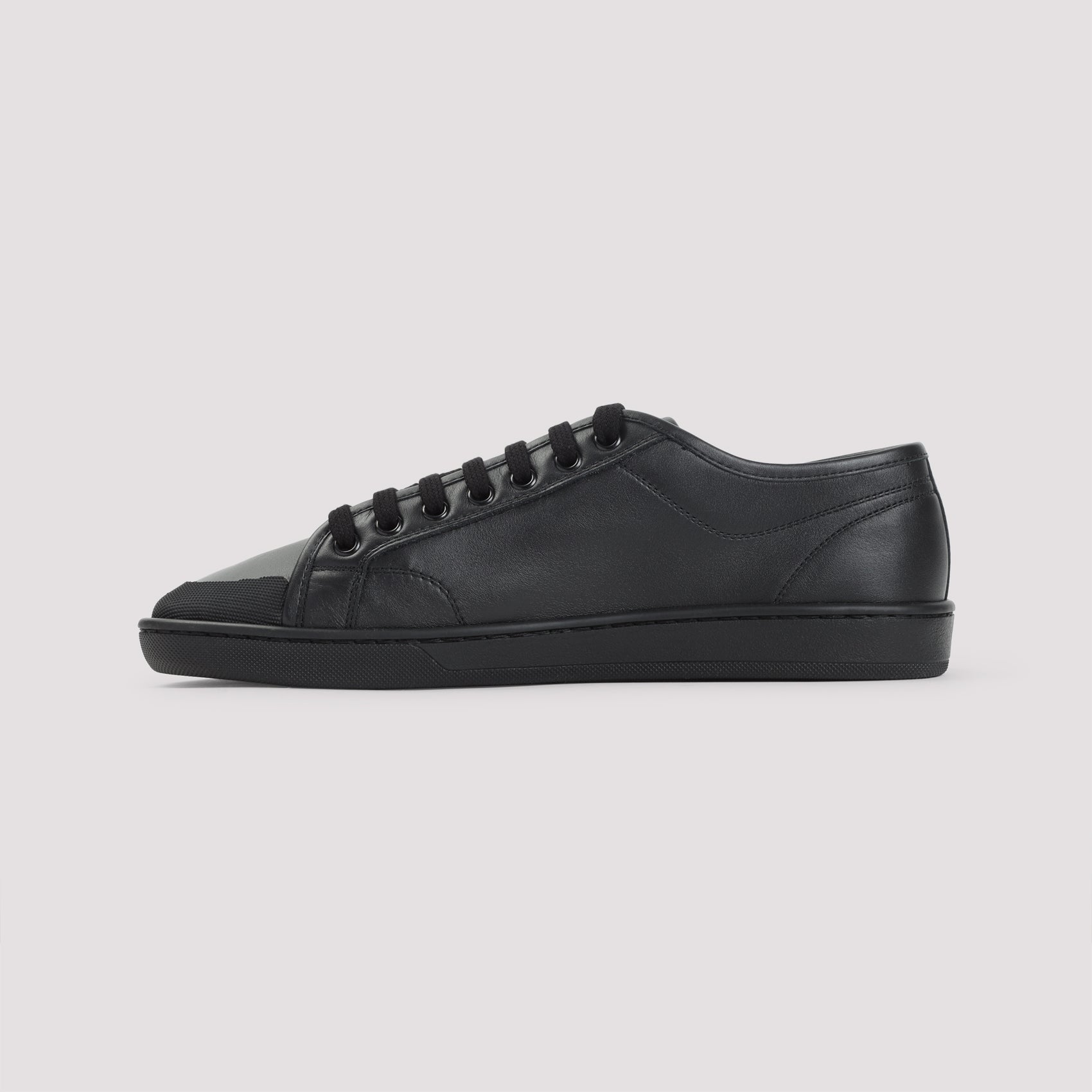 Black SL39 Calf Leather Sneakers