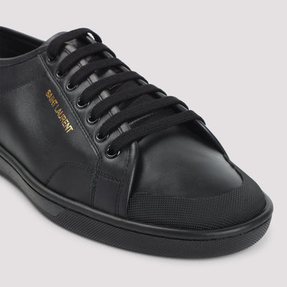 Black SL39 Calf Leather Sneakers