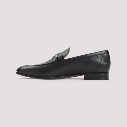 v logo signature loafer-image-4