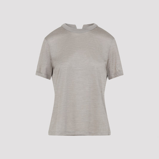 gray fitted t-shirt-image-1