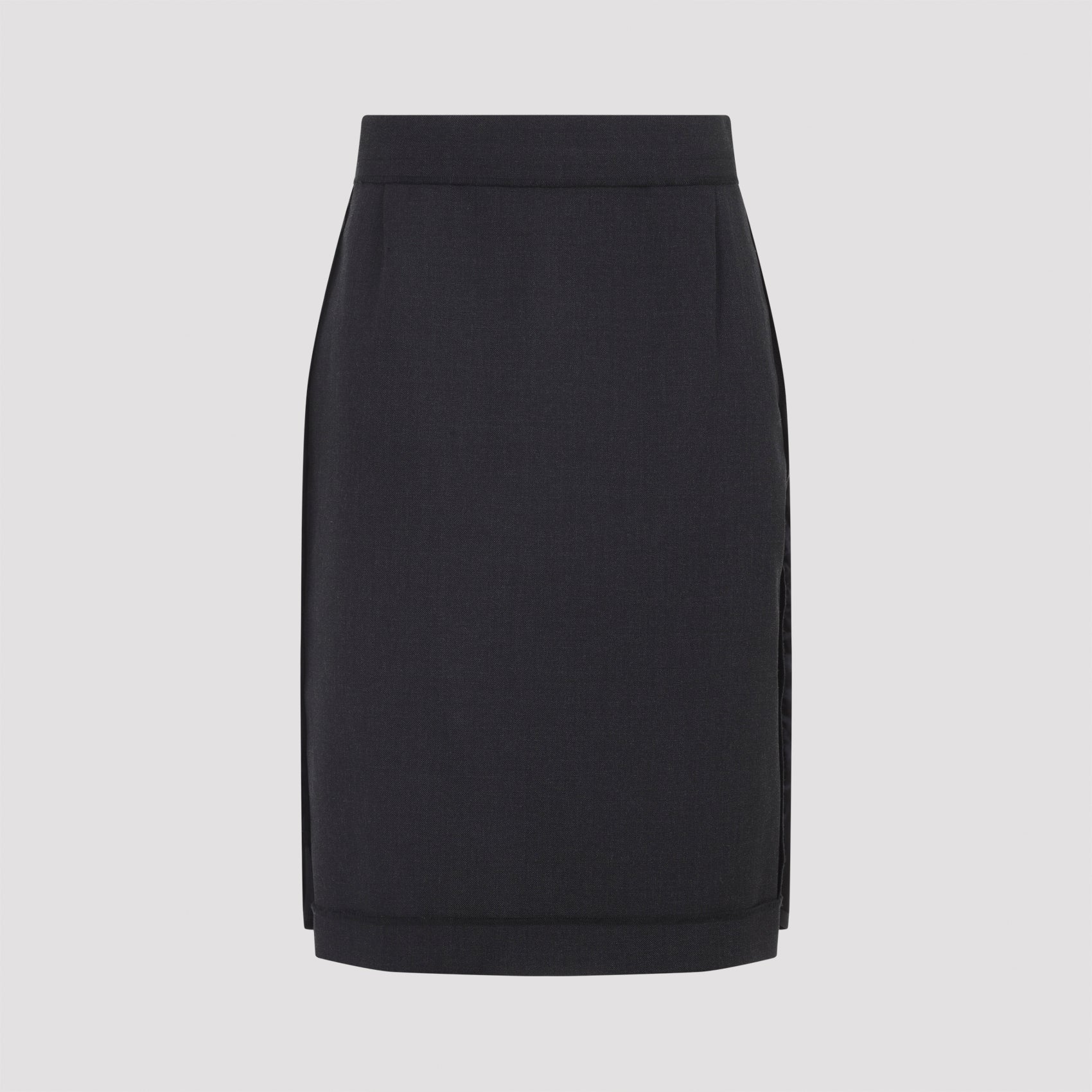 polyester midi skirt-image-1