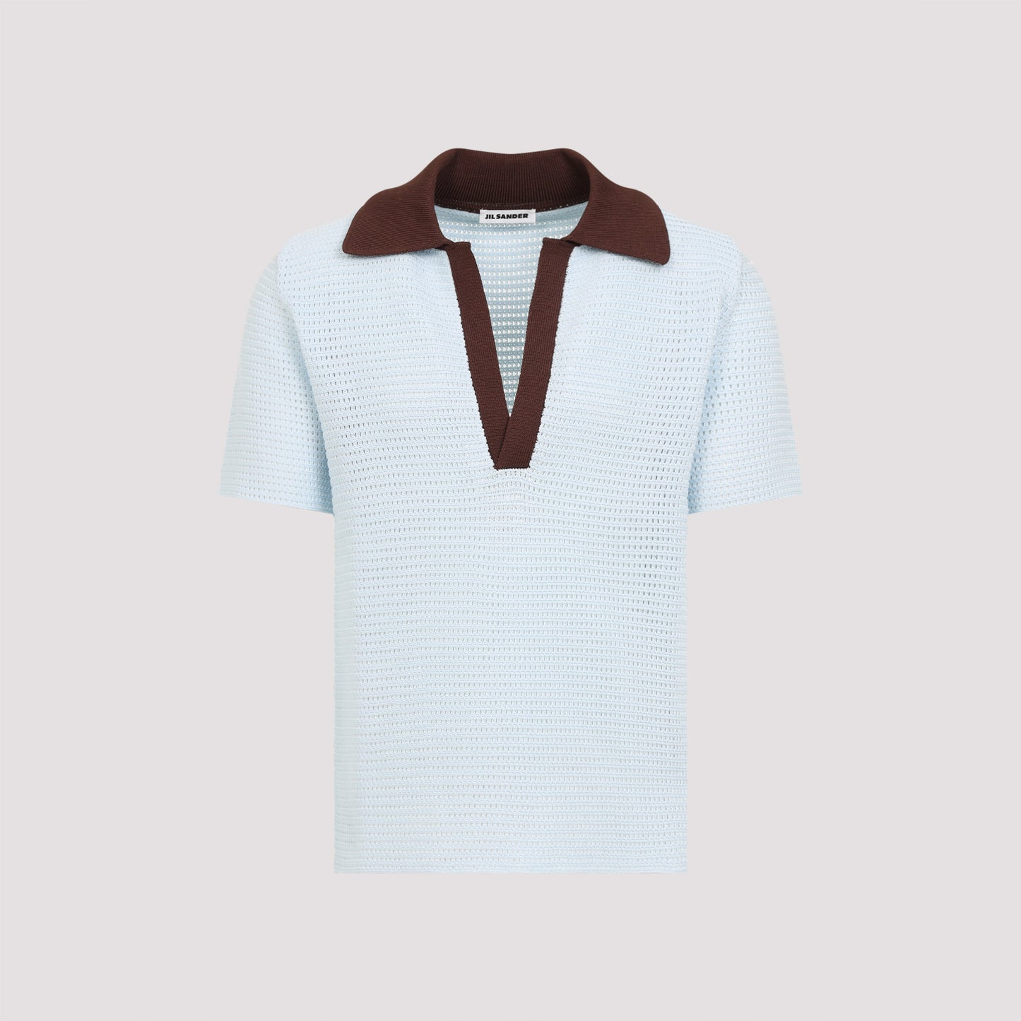 short sleeves knit polo-image-1