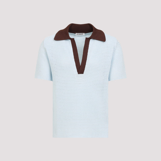short sleeves knit polo-image-1