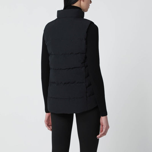 Black padded vest