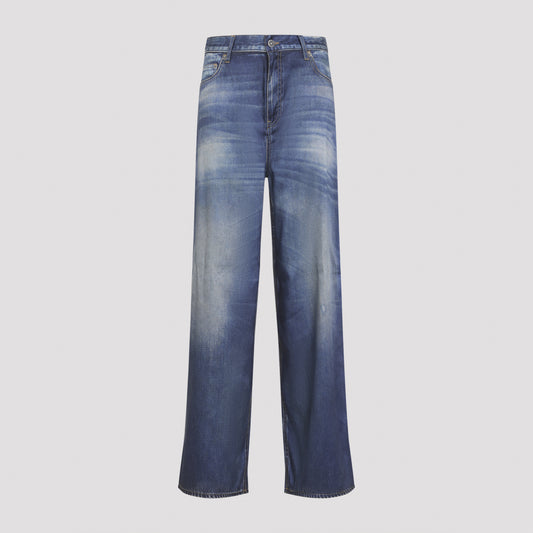 Blue Boyfriend Peggy Polyester Jeans